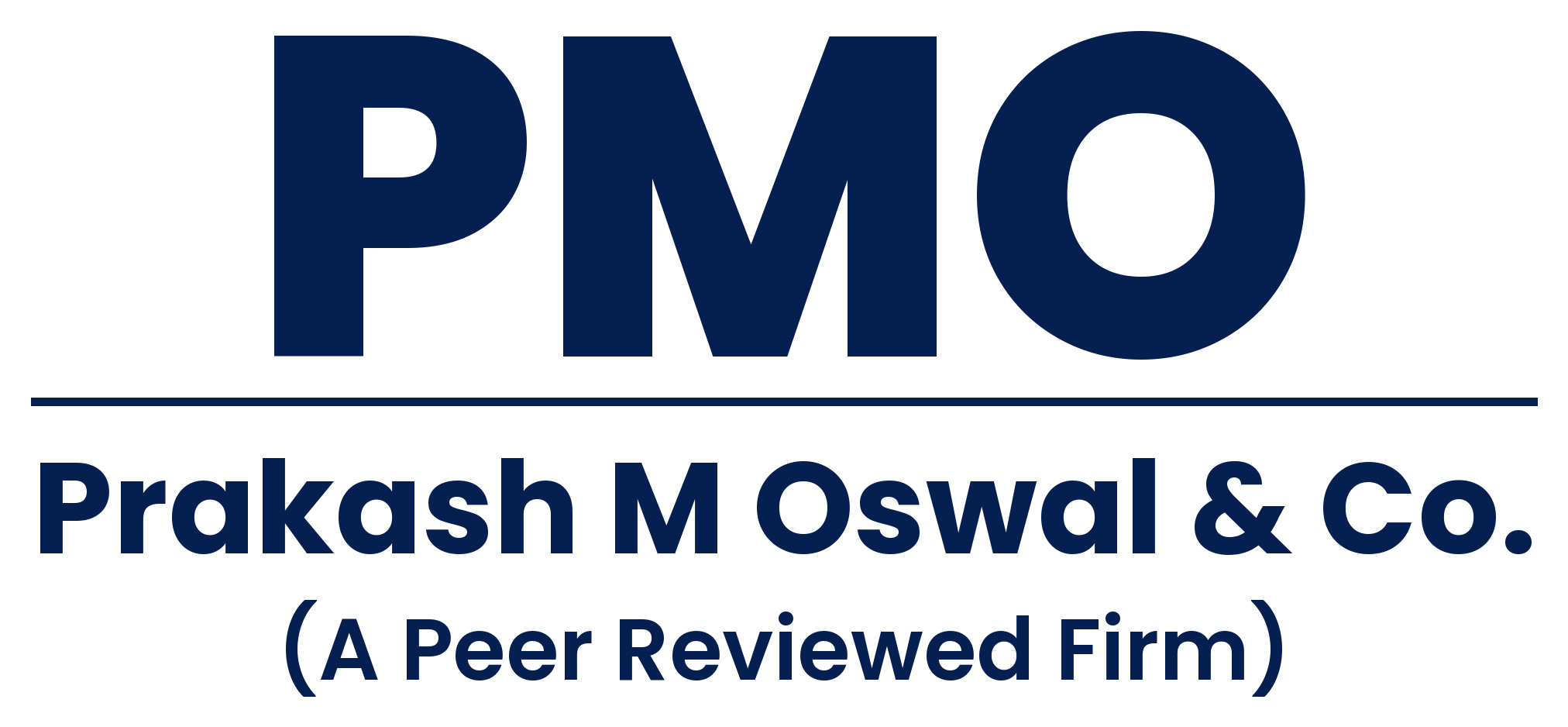 Prakash M Oswal & Co. Logo